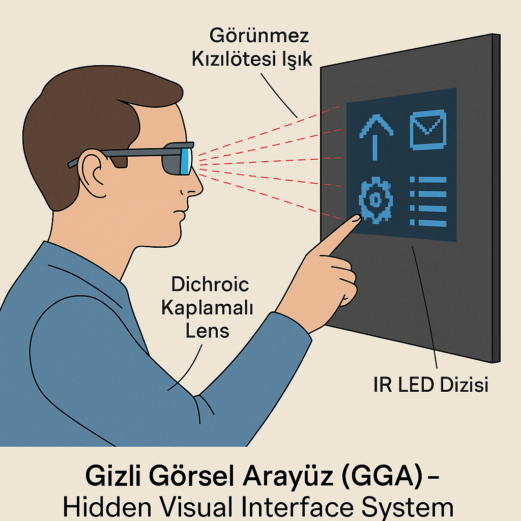 GGA Sistemi Görsel Anlatım - Kızılötesi LED Dizisi ve Özel Lens Çalışma Prensibi